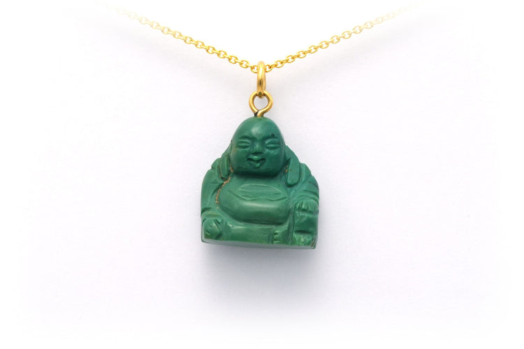 Pendentif Pendentif contemporain en or jaune et turquoise 58 Facettes 19261