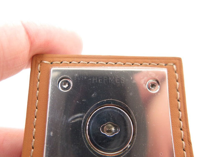 Bracelet bracelet HERMES creneau cuir graine bleu 17 cm blue 58 Facettes 268886