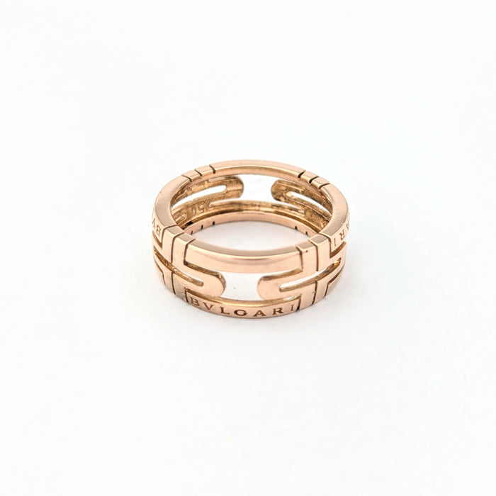 BULGARI - Bague Parentesi or rose