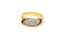 Bague 53 Bague contemporaine en or jaune sertie de saphirs et de diamants 58 Facettes 20779