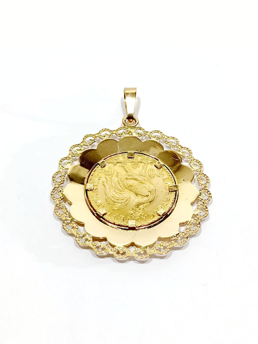 Pendentif Pendentif Louis d'or 58 Facettes