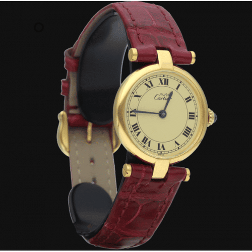 Montre Cartier Montre Must De Cartier Vermeil 58 Facettes MT41242