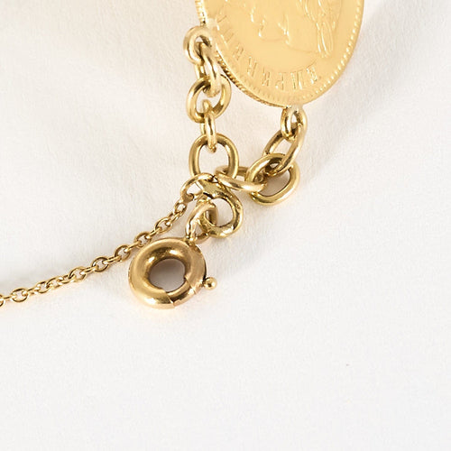 Bracelet Bracelet pièces d'or jaune 58 Facettes SL7135