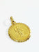 Gold Virgo Zodiac Medal Pendant 58 Facettes
