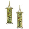 Boucles d'oreilles Enchanted Iris: 18K Gold Art Nouveau Earrings with Plique-à-Jour Enamel 58 Facettes 11139-0001