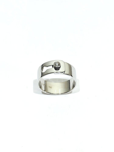 Bague 52 Dinh Van - Bague Serrure en or blanc et diamant 58 Facettes
