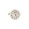 Bague 52 Bague en or blanc et diamants 58 Facettes