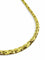 Collier Or jaune Lisse et Sablé