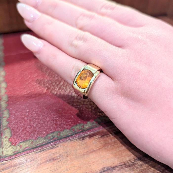 Bague 52 MAUBOUSSIN - Bague or jaune citrine 58 Facettes 30458