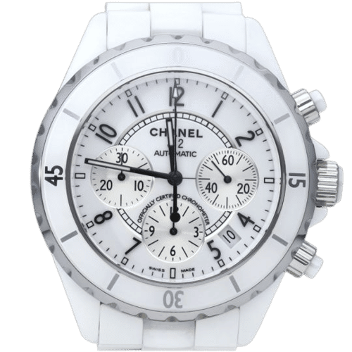 Montre Chanel Montre J-12 Chronograph Automatic Ceramic 58 Facettes MT44647