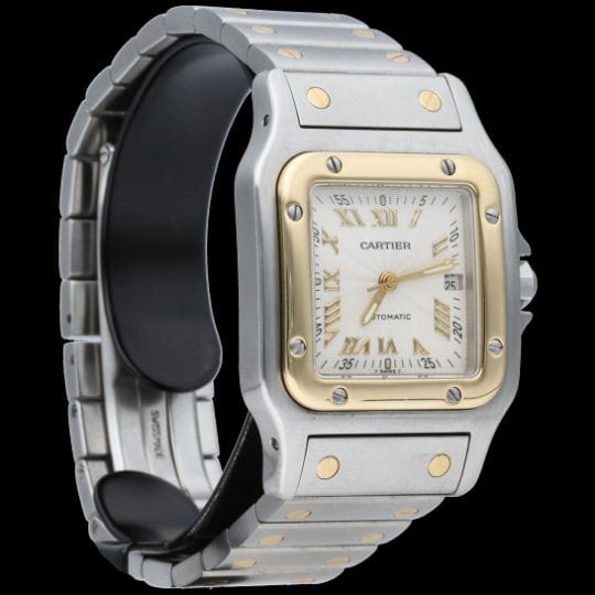 Montre Cartier Montre Santos Galbee Or Jaune 18K / Acier 58 Facettes MT41291