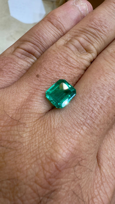 Émeraude de Colombie certifiée de 2,92 carats