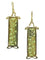 Boucles d'oreilles Enchanted Iris: 18K Gold Art Nouveau Earrings with Plique-à-Jour Enamel 58 Facettes 11139-0001