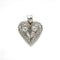 Pendentif Pendentif Coeur - Or blanc et diamants 58 Facettes 1129