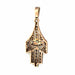 Pendentif Pendentif ancien main de fatma en or et diamants 58 Facettes