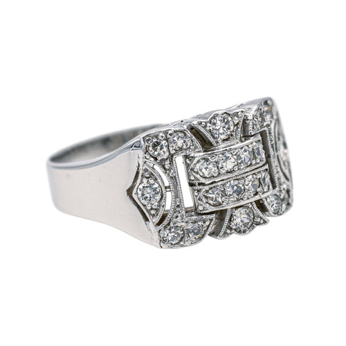 Bague 56 Bague Or blanc Diamant 58 Facettes 3888048CN