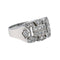Bague 56 Bague Or blanc Diamant 58 Facettes 3888048CN