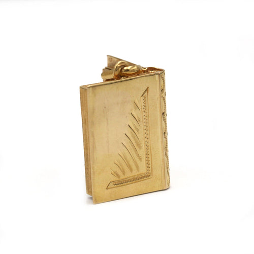 Pendentif Pendentif Livre - Or jaune 58 Facettes 250124R