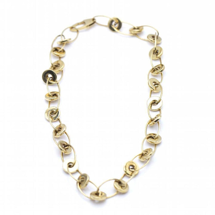 Collier Collier créole en or jaune 58 Facettes N102865LF