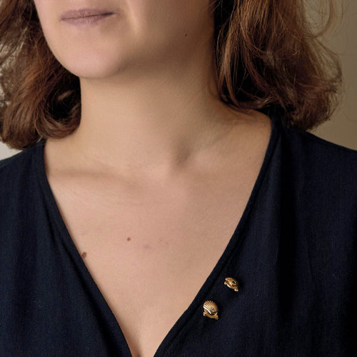 Cartier Autre Shell en Or jaune 18k 58 Facettes SBR2075