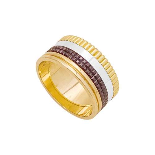 Bague 67 Bague Boucheron, "Quatre Classique Large", trois ors. 58 Facettes 34975
