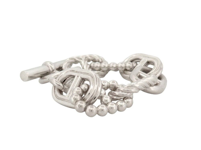 Bracelet bracelet HERMES parade chaine d'ancre gm 15.5 172.7gr en argent 925 58 Facettes 268354