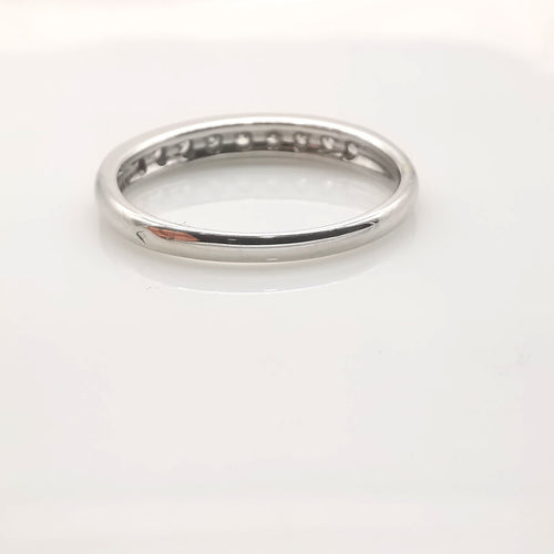 Bague 56 Alliance en or et diamants 58 Facettes