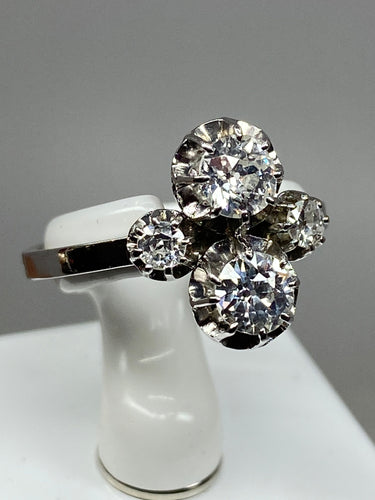 Bague Toi & Moi diamants vers 1930