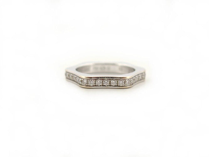 Bague 53 bague MONTBLANC 4810 small mb102493 53 diamants 0.64ct & or blanc 18k 58 Facettes 266404