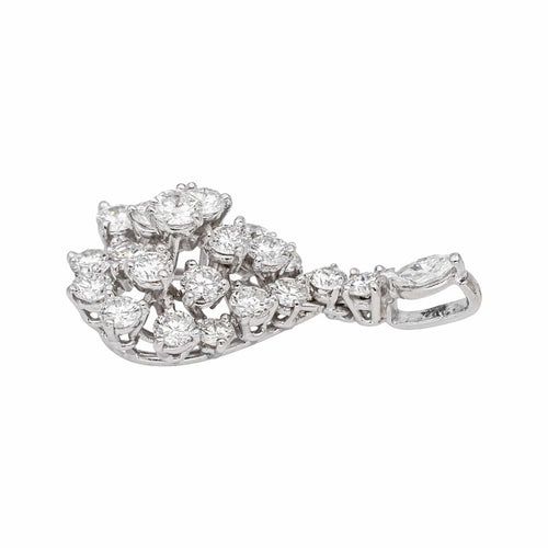 Pendentif Or blanc Diamant