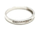 54 Bague Demi alliance Or blanc Diamant 58 Facettes 1650248CN