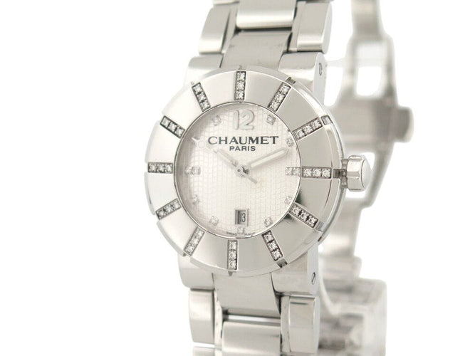 Montre montre CHAUMET class one 622c 48 diamants en acier 33 mm quartz lady 58 Facettes 267497