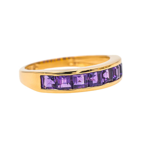 Bague 54 Bague  Or jaune Améthyste 58 Facettes 4166994RV