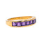 Bague 54 Bague  Or jaune Améthyste 58 Facettes 4166994RV