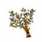Broche Broche Arbre - Or jaune, Diamants & Emeraudes 58 Facettes 250416R