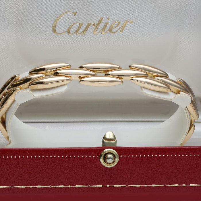 Bracelet Cartier - Bracelet Maille Or Jaune 58 Facettes