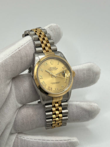 Montre Rolex Datejust 36 Jubilee 2003 58 Facettes