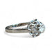 Bague 49 Solitaire diamant, or, platine 58 Facettes 225