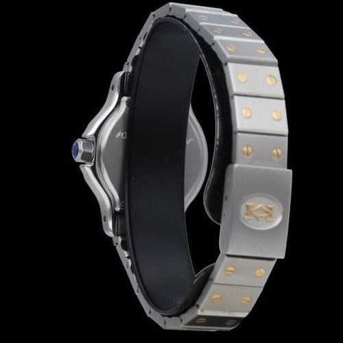 Montre Cartier Montre Santos Ronde Octagon Or Jaune 18K Et Acier 58 Facettes MT44035