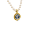 Collier Collier or jaune, perles de culture, camée onyx. 58 Facettes 34595