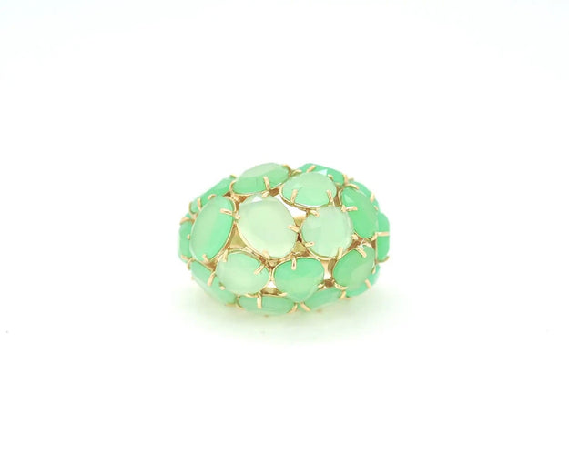 Bague Bague de la collection Pomellato Capri avec chrysoprase 58 Facettes 13187