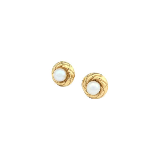 Boucles d'oreilles Boucles d'oreilles or jaune et perle 58 Facettes 32023