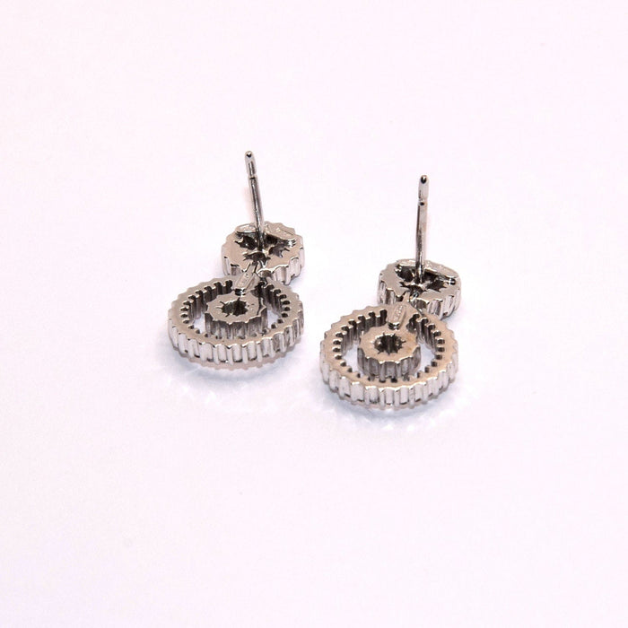 Boucles d'oreilles Boucles d'oreilles DAMIANI en or blanc et diamants 58 Facettes 0001