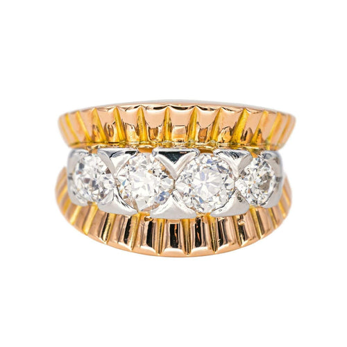 Bague 55 Bague  Or rose Diamant 58 Facettes 4387240CN