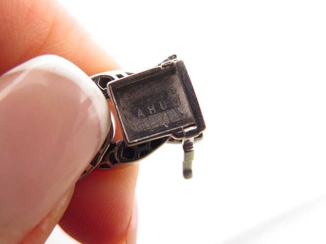 Bracelet bracelet EDOUARD NAHUM gourmette diamants 3.12ct en or blanc 18k 58 Facettes 269762