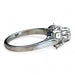 Bague 49 Solitaire diamant, or, platine 58 Facettes 225