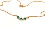 Collier Collier en or jaune serti d'émeraude et de diamants 58 Facettes 13824