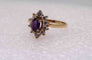 Bague 54 Bague or et Amethyste 58 Facettes 11587