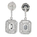 Boucles d'oreilles Boucles d'oreilles or blanc diamants 58 Facettes 4168