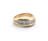 Bague 52 Bague jaune avec diamants baguette 58 Facettes